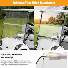 RIZINKART instruction manual for quick setup of the windshield