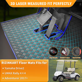 RIZINKART Yamaha Drive2 8mm rubber durability withstands outdoor wear