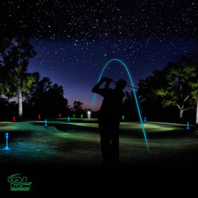 R&L glow golf ball yellow adds vibrant night color during rounds.