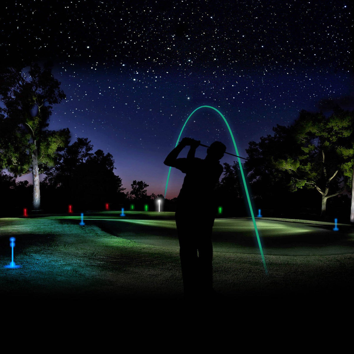 R&L Glow balls come in a convenient 6-pack with UV flashlight.