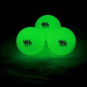 R&L glow balls recharge with UV light for ready-to-play evenings.