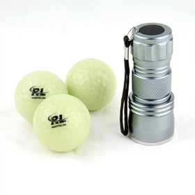 R&L Glow golf balls are real balls without LEDs for natural feedback.