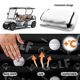 Rnyleeg breathable seat cover keeps you cool during hot rounds