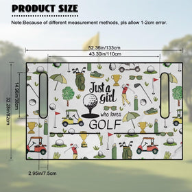 Rnyleeg seat cover protects against dirt and wear while keeping carts tidy.