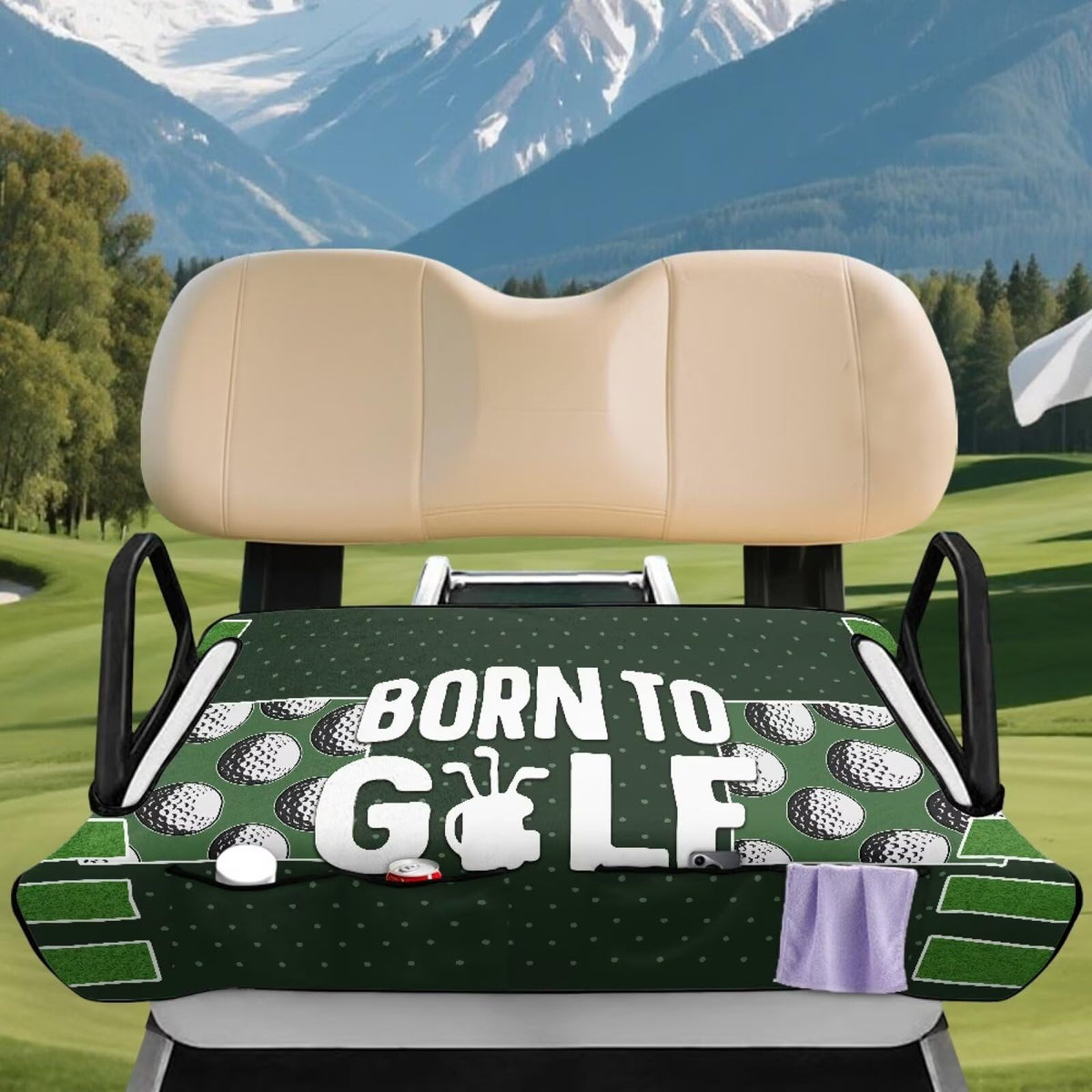 Rnyleeg seat cover offers protection from dust and sweat during play.