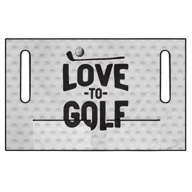Rnyleeg white golf cart seat cover with universal fit, keeps seats clean.