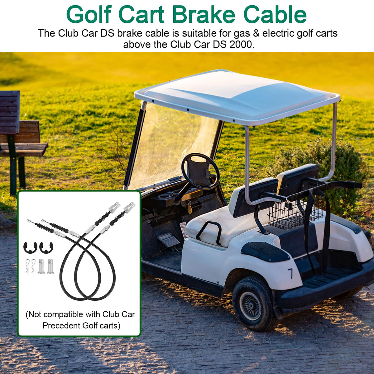 RO6G brake cable with stainless steel core delivers durability and long life.