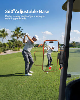 Rocoren 7-shape design enables 360-degree rotation for portrait or landscape shots.