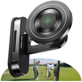 Rocoren magnetic base on a golf cart keeps your phone secure on rough terrain.
