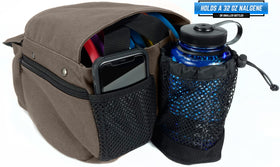 Rogue Iron mesh pockets store accessories, towels, tools, or snacks.