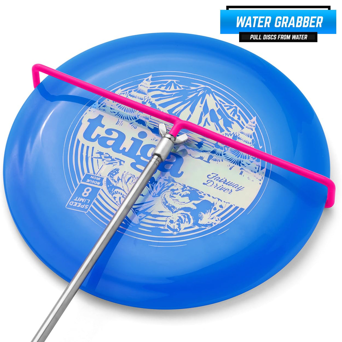 Rogue Iron Sports rubberized tips ensure gentle disc grip.