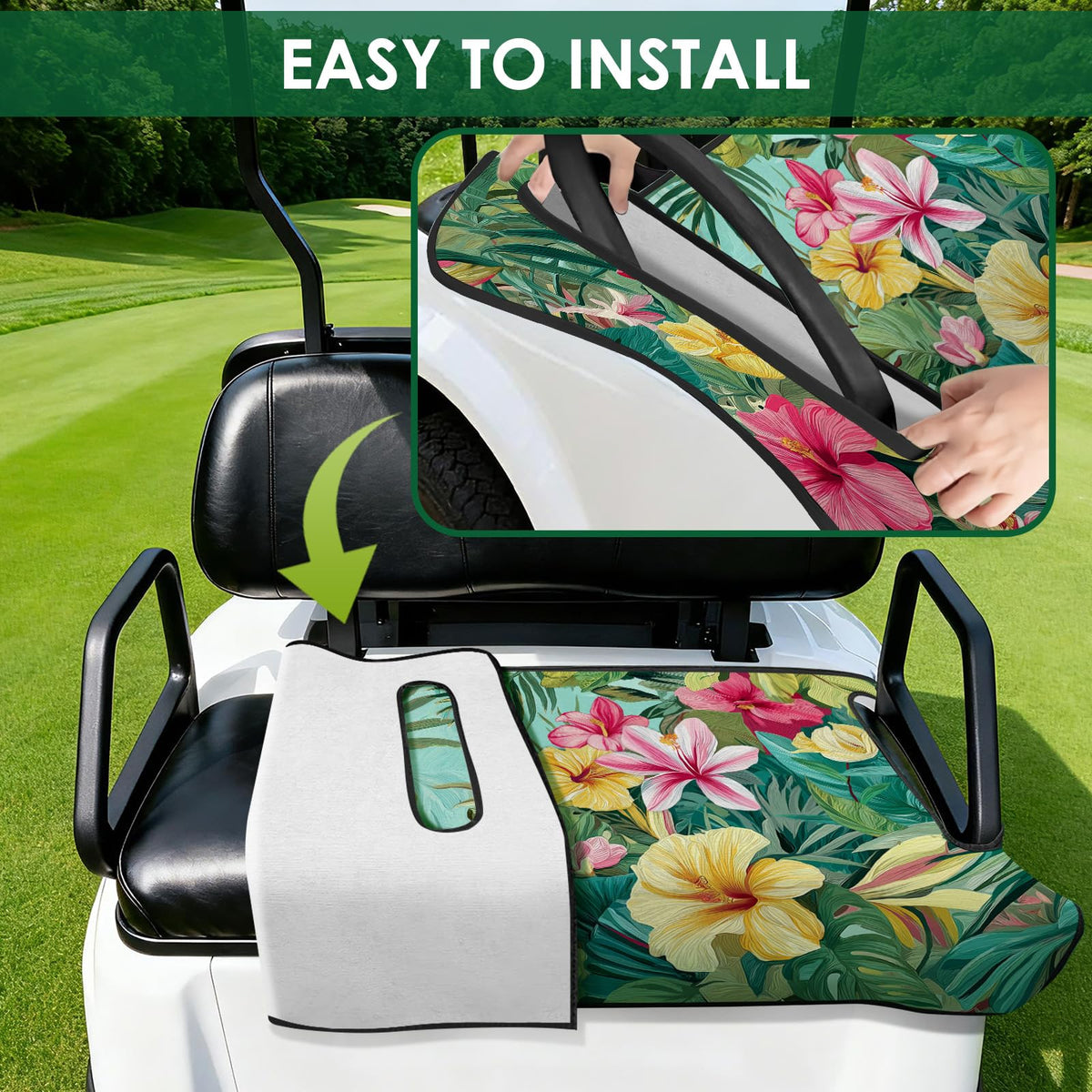 Roneenz breathable polyester seat cover keeps seats cooler in summer.
