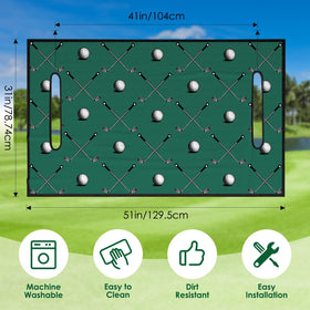 Roneenz seat cover demonstrates tool-free installation for 2-seat carts.
