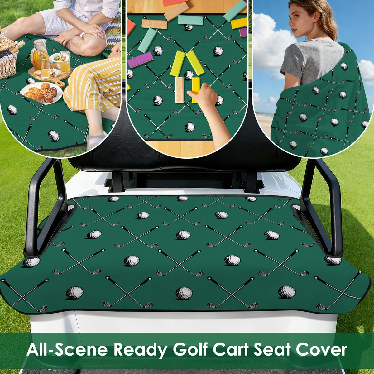 Roneenz universal 2-seat fit suits Club Car and major brands.