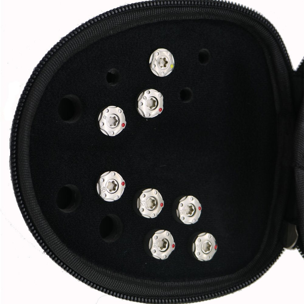 Ronsit Taylormade weights kit inside case for easy storage and quick setup