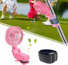 Ronyila golf cart fan clip-on for quick cooling during rides