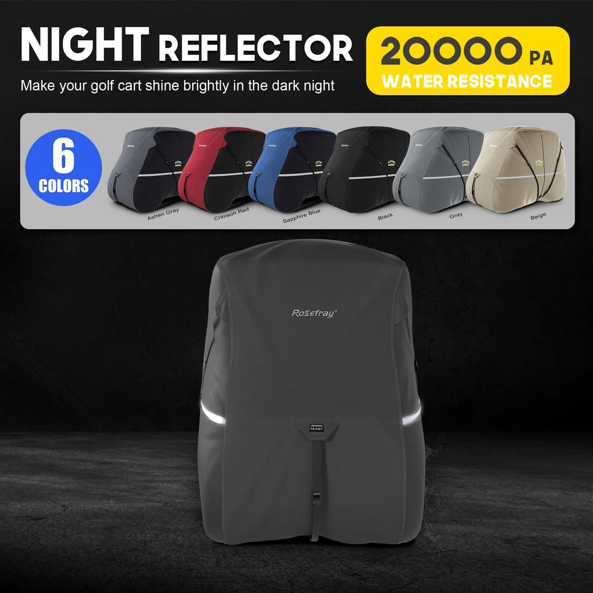 Rosefray universal-fit cover suits major brands for snug coverage.