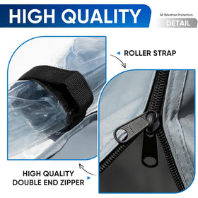 Rosefray enclosure fits 58 inch short roofs on EZGO Club Car Yamaha