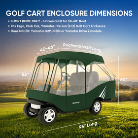 Rosefray enclosure clear PVC windshield maintains visibility in wet weather