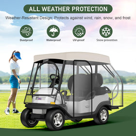 Rosefray easy installation with adjustable hooks and Velcro for most 58-inch carts.
