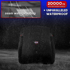 Rosefray 420D Oxford fabric cover provides durable rain and sun protection
