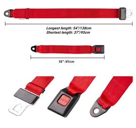 ROSSROLLA red seat belt rear kit for versatile cart use