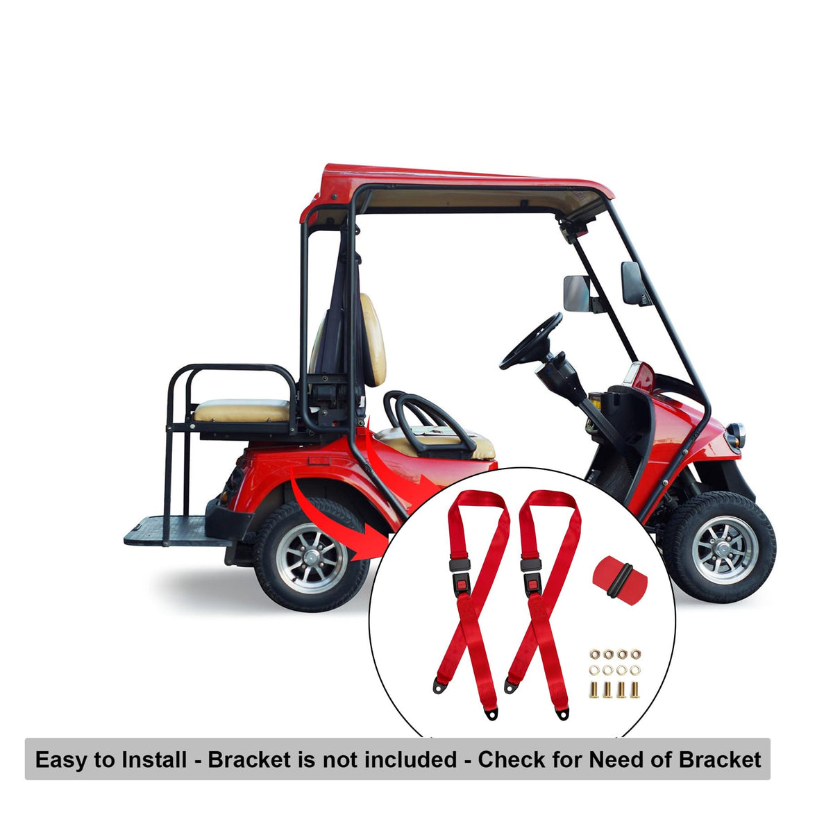 Durable red webbing material used in ROSSROLLA belts