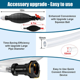 rotfabrk 16mm PET tubes provide enhanced water flow for quicker fills.