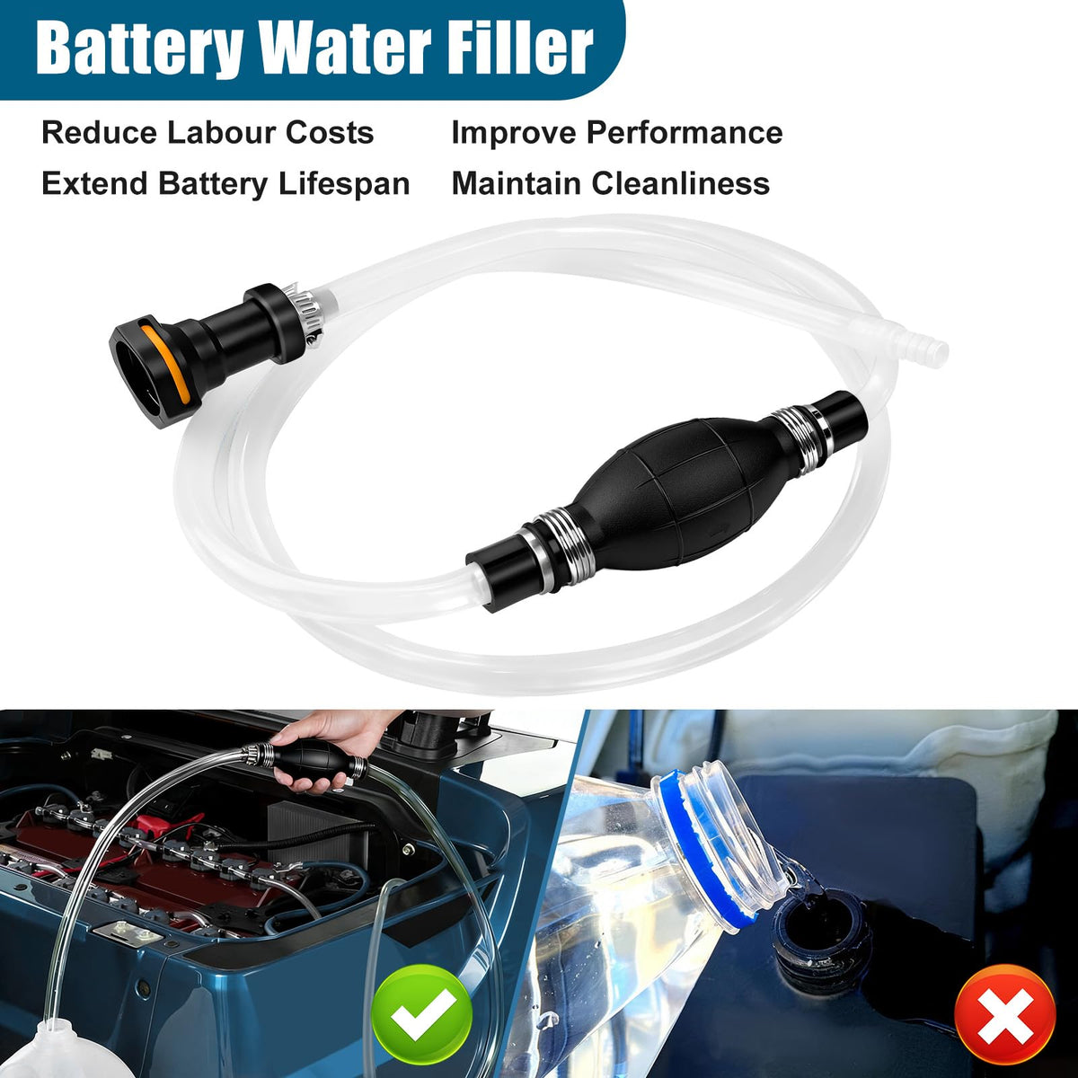 ROTFABRK single-point fill simplifies battery watering tasks