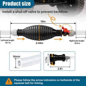 rotfabrk water pump squeeze bulb in action for faster, one-to-two-squeeze fills.