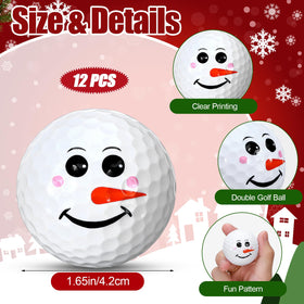 RoundFunny Christmas golf balls gift set adds seasonal cheer on course.