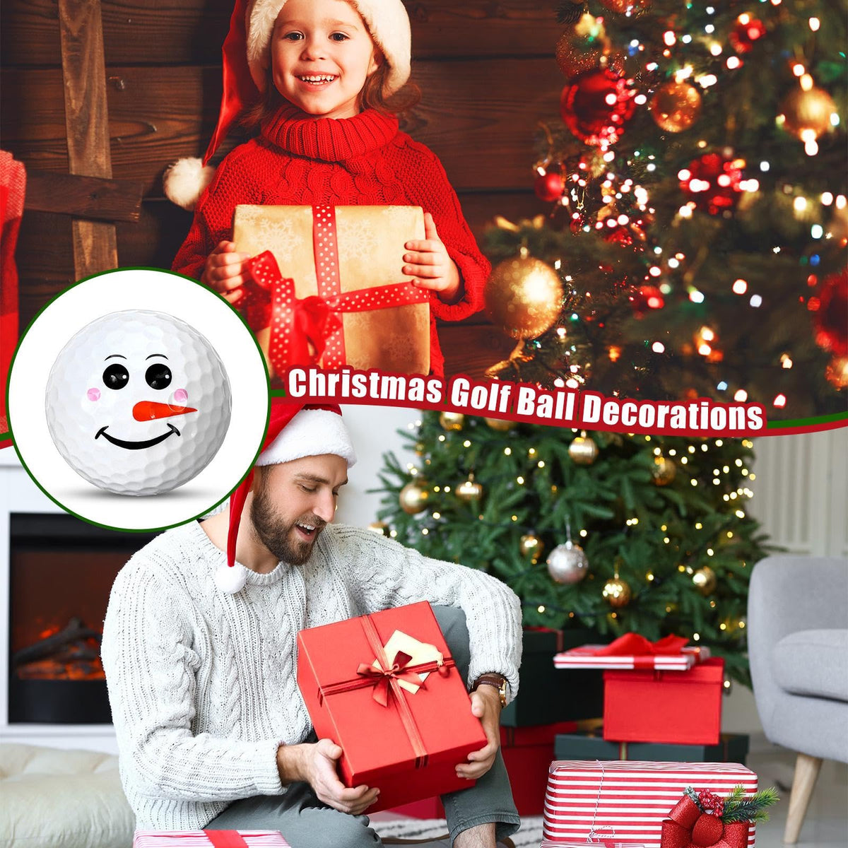 RoundFunny holiday golf accessory pack enhances festive game moments.