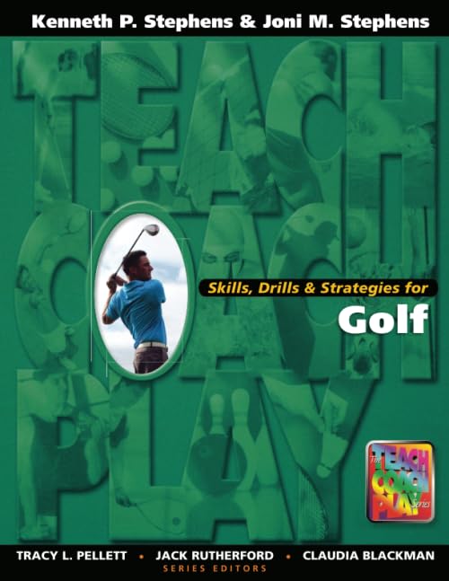 Routledge Skills, Drills & Strategies for Golf cover - comprehensive guide to technique and game planning.