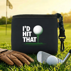 Rovendi detachable-swivel-clip attaches to bag for hands-free on-the-green use
