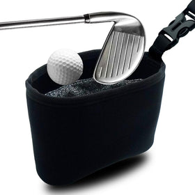 Rovendi Golf Ball Cleaner Pouch with inside liner for quick ball cleaning.