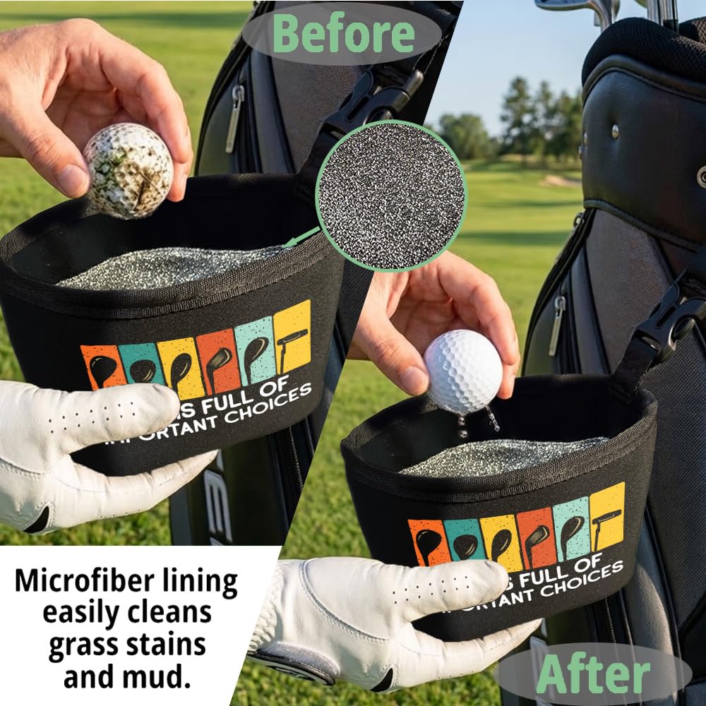 Rovendi humorous gift quote on course, a playful golf accessory for him