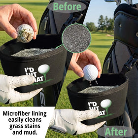 Rovendi large-cleaning-area-wrap-around covers club heads or balls for deep clean