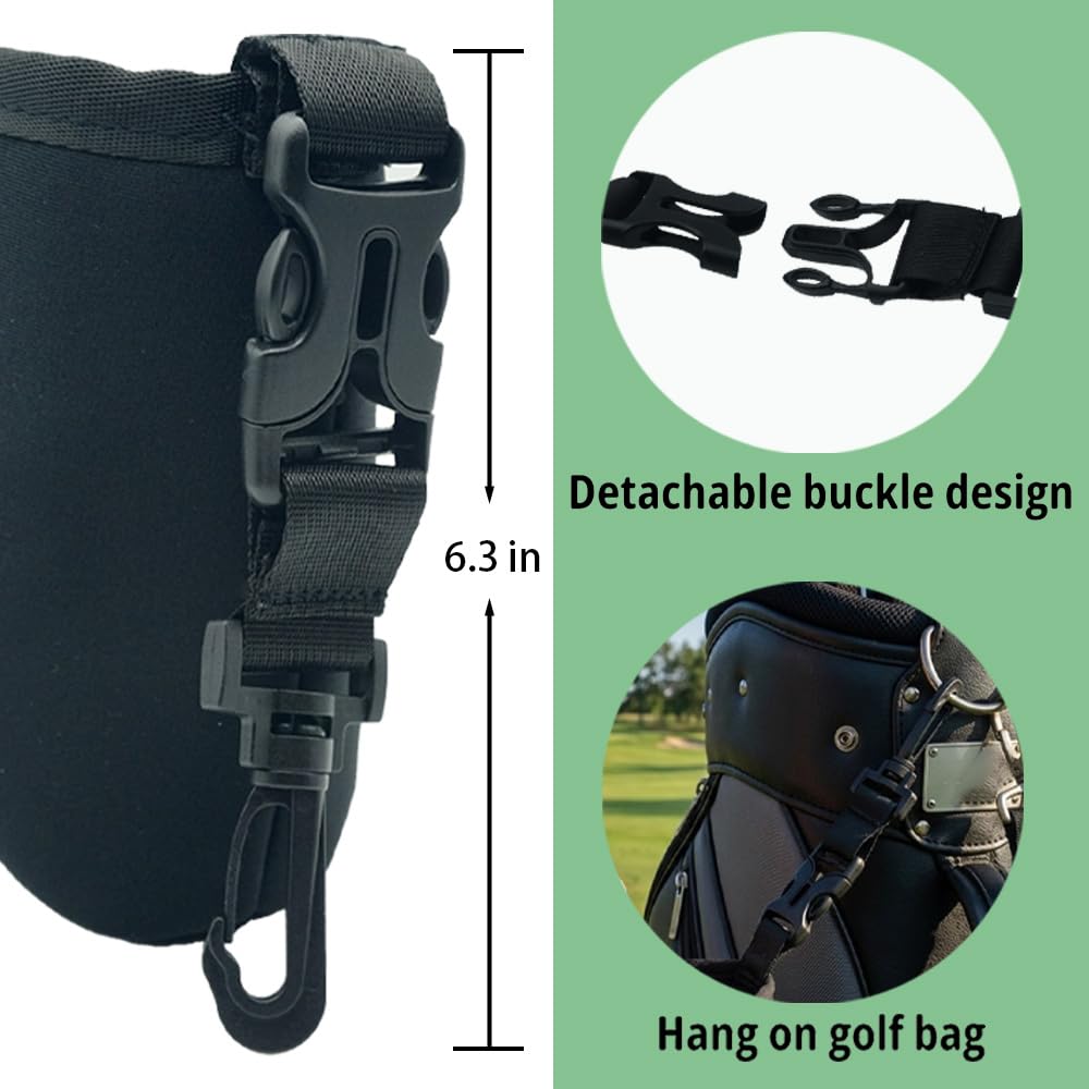 Detachable clip shown for secure attachment to bag or belt.