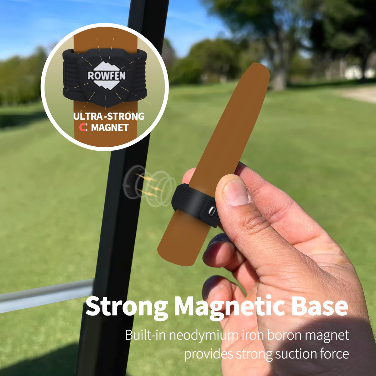 ROWFEN 38-60 ring gauge fit keeps essentials within reach
