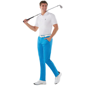 Royal and Awesome bright color pants close-up showing vibrant design