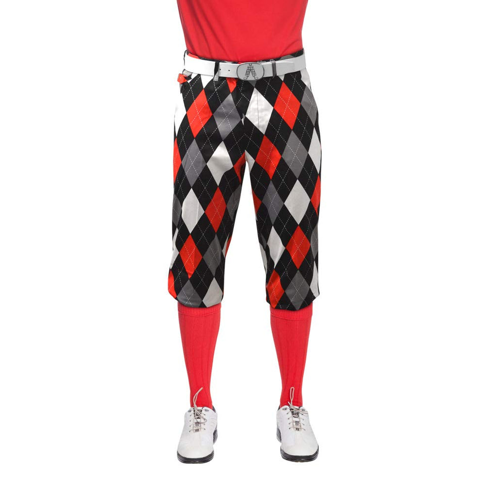 Royal and Awesome Diamonds in the Rough knickers on course highlight bold pattern for on-course visibility