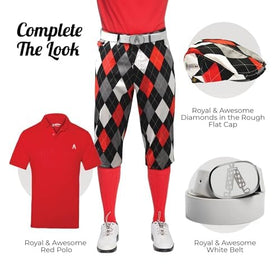 Free golf tool bottle opener included with packaging and knickers