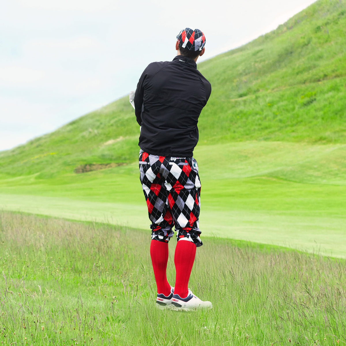 Royal & Awesome Diamonds in the Rough knickers highlighting Tee loops for convenient setup.