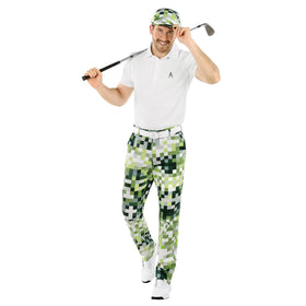 Royal & Awesome 34W-34L size for a classic golf fit