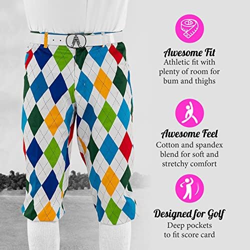 Royal and Awesome King of Diamonds knickers pack shot emphasizes bold design and ready to wear.