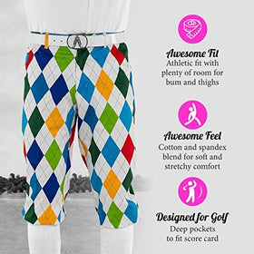 Royal and Awesome King of Diamonds knickers pack shot emphasizes bold design and ready to wear.