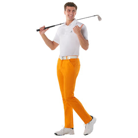 Royal and Awesome pants show tee loops and deep pockets for convenient scorekeeping.