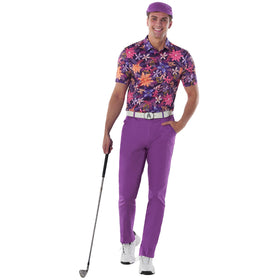 Royal & Awesome Purple Patch Golf Pants back pocket for secure carry