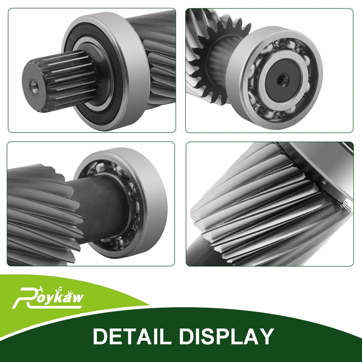 Roykaw 1.5 inch gear detail emphasizes precise engagement.