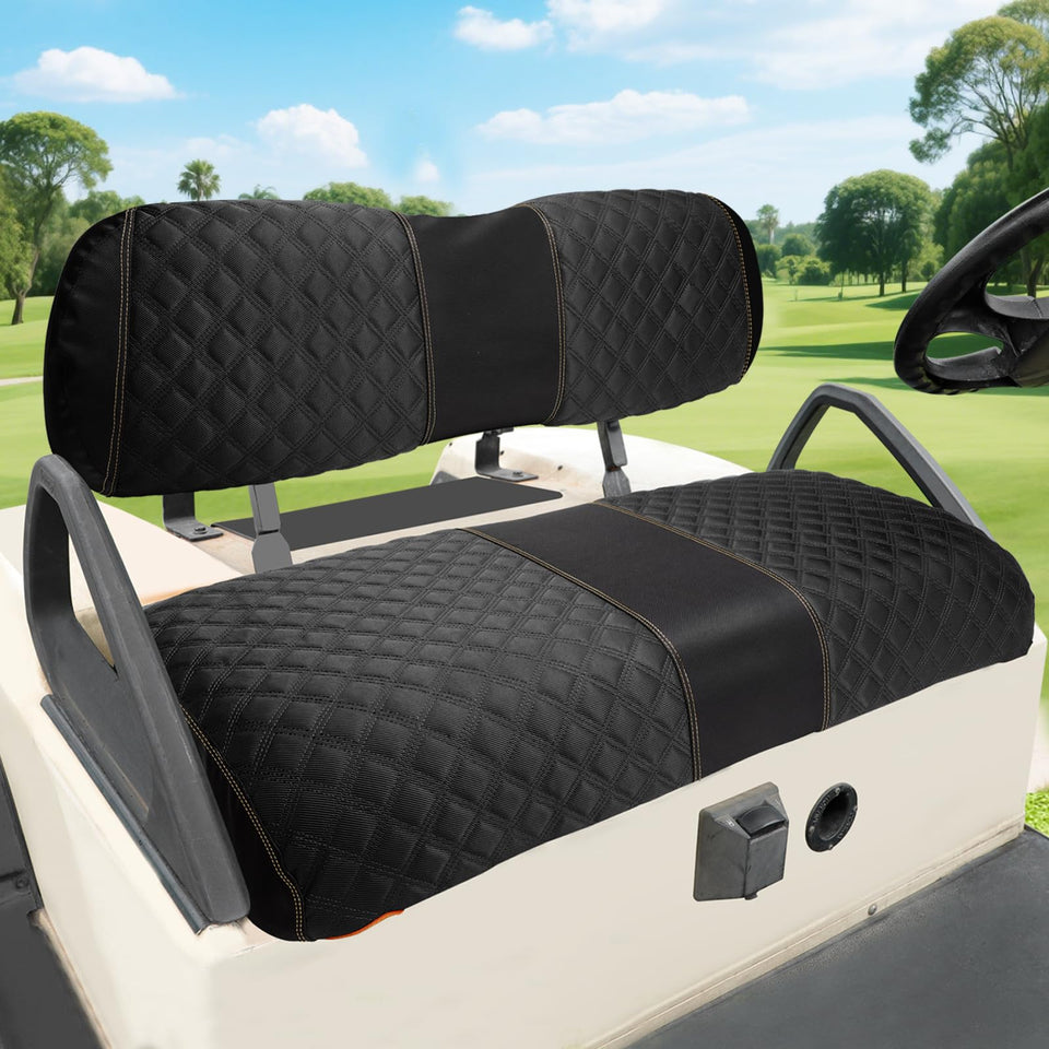 Roykaw front seat DS cover protects Club Car DS from wear.